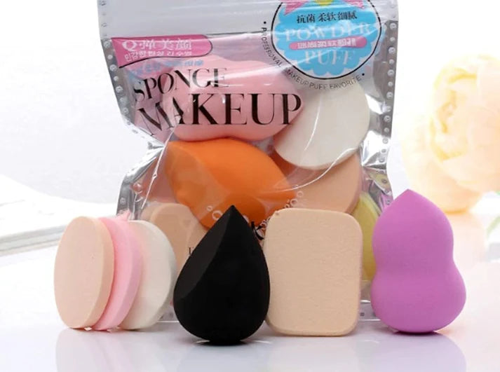 Makeup Puff Set,6 In 1 Beauty Blender Powder Puff Sponge (Multicolor)