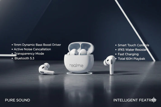 wireless Buds S1 | 11.2mm Bass Boost | 60H Battery