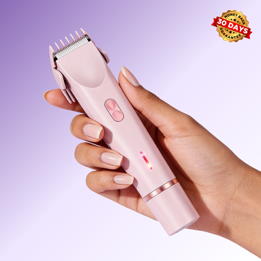 saoo 2 in 1 Bikini Trimmer Waterproof  Shaver For Women (Pink)