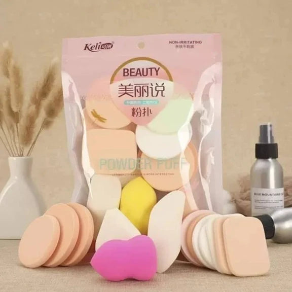 Makeup Puff Set,6 In 1 Beauty Blender Powder Puff Sponge (Multicolor)