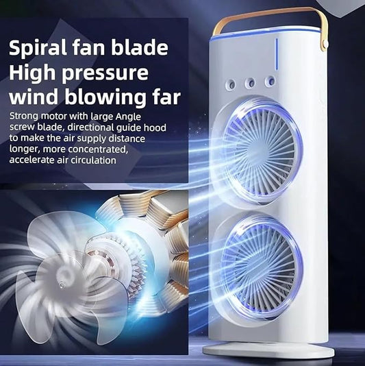 Mini Air Cooler, Double-Ended Spray Cooling