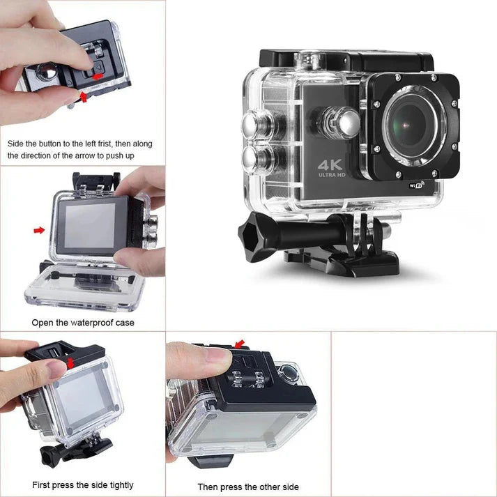 Waterproof Helmet Video Recording Cameras