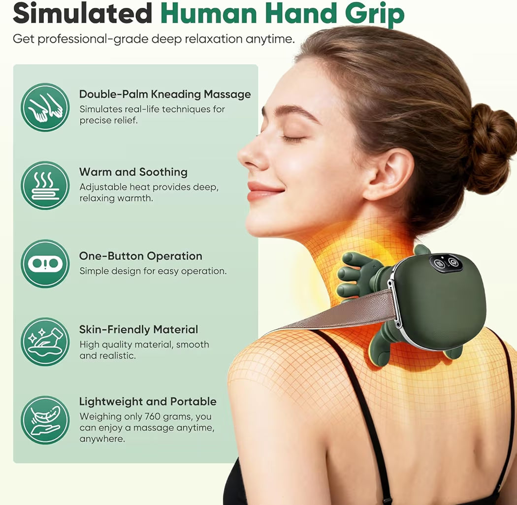 Neck and shoulder massager