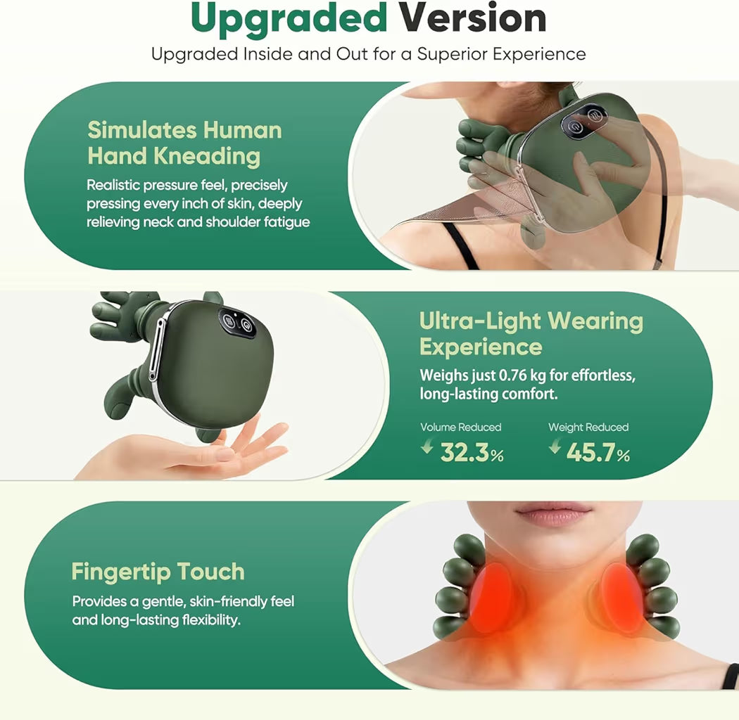 Neck and shoulder massager