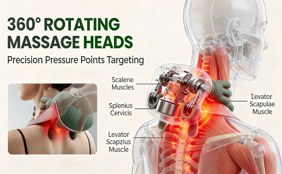 Neck and shoulder massager