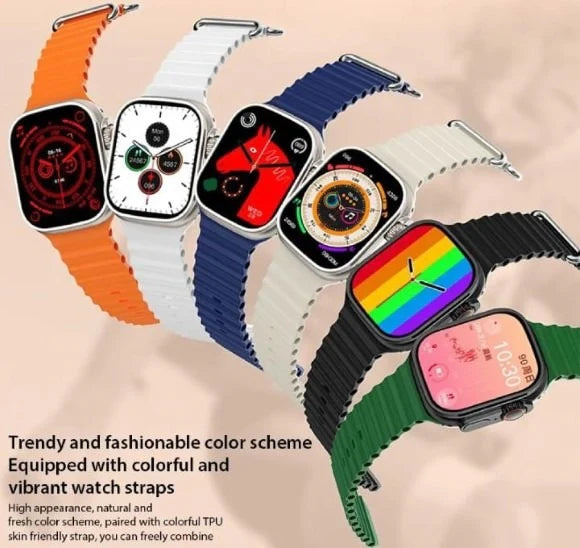 i20 Ultra Max Suit 10-in-1 Bluetooth Calling Smartwatch