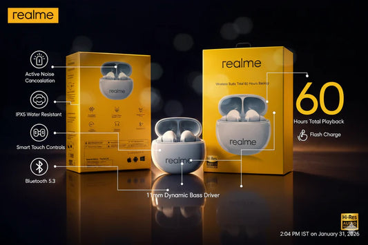 wireless Buds S1 | 11.2mm Bass Boost | 60H Battery