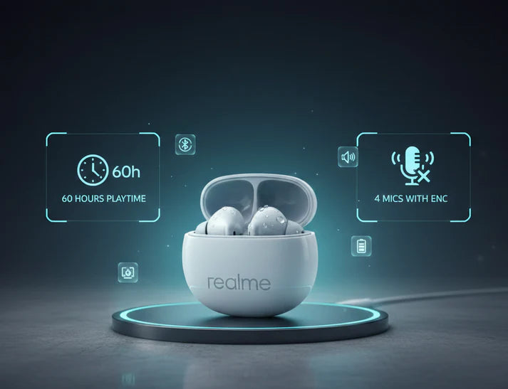 wireless Buds S1 | 11.2mm Bass Boost | 60H Battery
