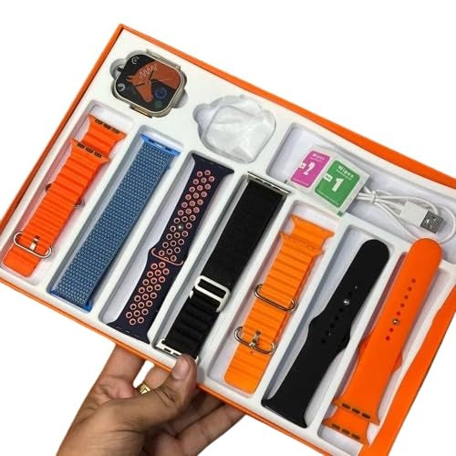 7 in 1 Ultra Smart Watch Straps BIG 2.01 Infinity Display