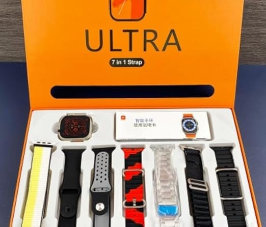 7 in 1 Ultra Smart Watch Straps BIG 2.01 Infinity Display