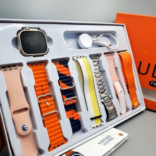 7 in 1 Ultra Smart Watch Straps BIG 2.01 Infinity Display