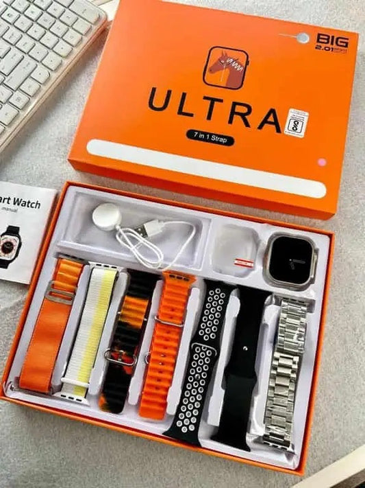 7 in 1 Ultra Smart Watch Straps BIG 2.01 Infinity Display